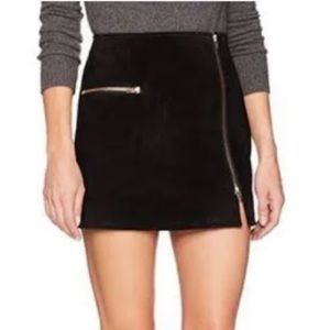 Blank NYC leather suede skirt